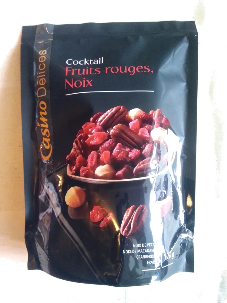 Cocktail Fruits rouges, Noix