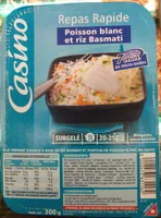 Poisson blanc riz basmati petits légumes à la crème