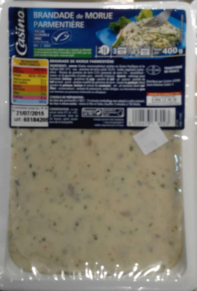 Brandade de morue parmentière