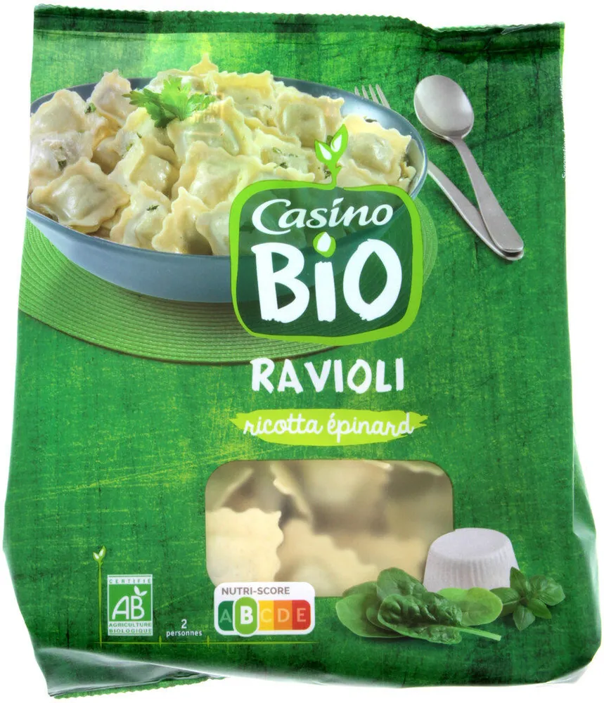 Ravioli ricotta épinard BIO
