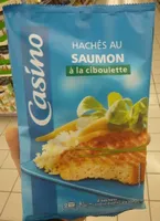 Haché au saumon à la ciboulette