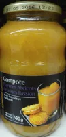 Compote Pommes Abricots Oranges Passion avec morceaux fondants
