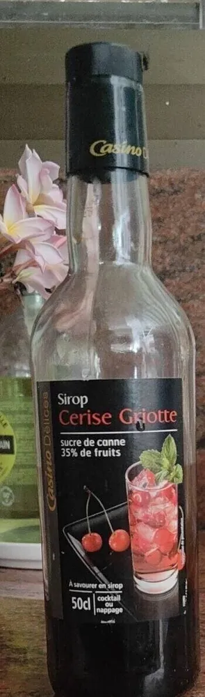 Sirop de cerise griotte