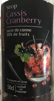 Sirop Cassis Cranberry 50cl