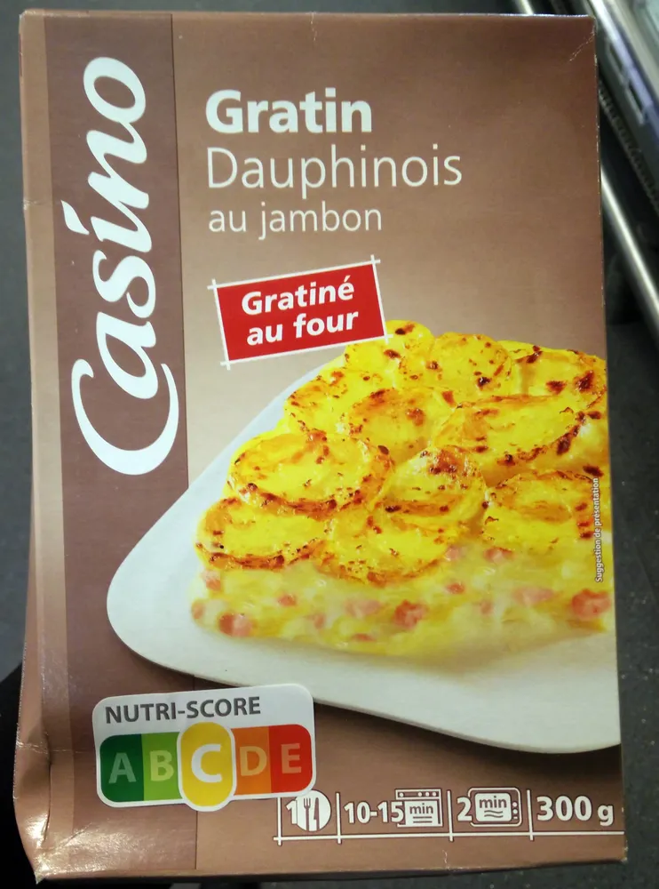 Gratin dauphinois au jambon