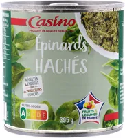 Epinards hachés
