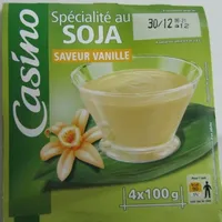 Spécialité au soja saveur vanille