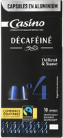 capsules de café Espresso Décaféiné