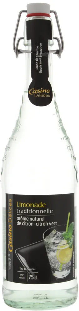 Limonade traditionnelle Délices Arôme naturel de citron citron vert