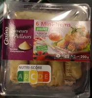 6 mini nems poulet sauce Nuoc-mâm