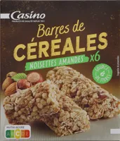 Barre de céréales - noisettes amandes