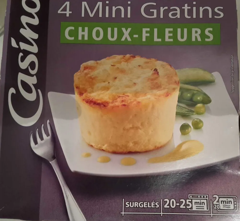 4 Mini Gratins Choux-fleurs