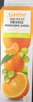 100% Pur Jus Orange Mandarine Raisin avec pulpe - Flash pasteurisé