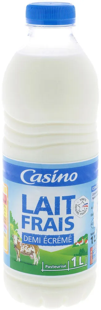 Lait frais demi-écrémé