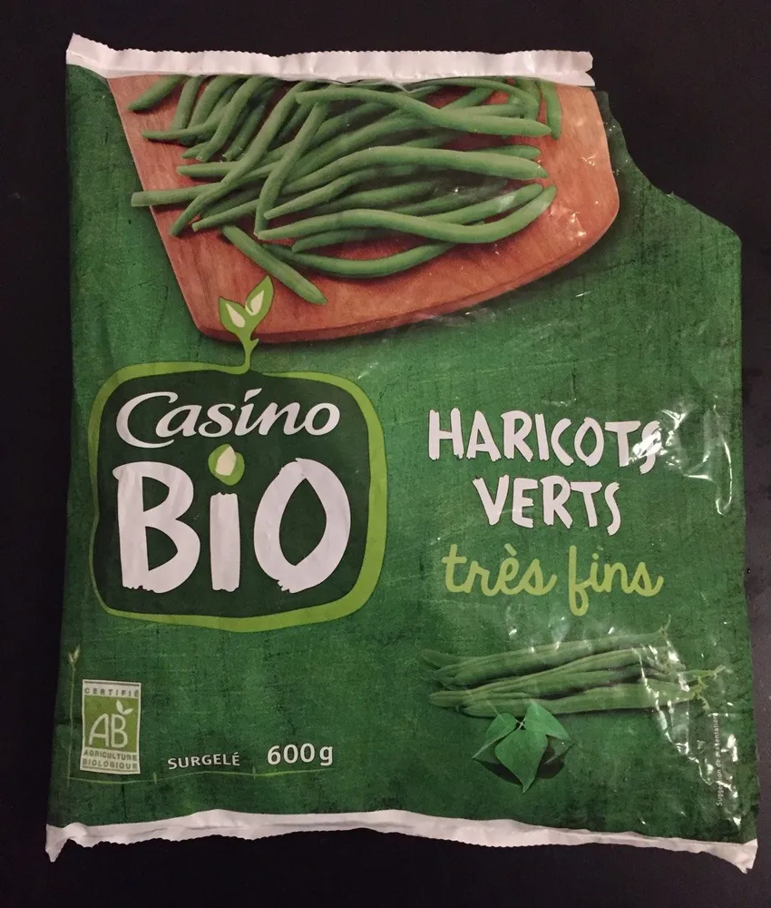 Haricots verts très fins Bio