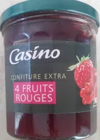 Confiture extra 4 fruits rouges