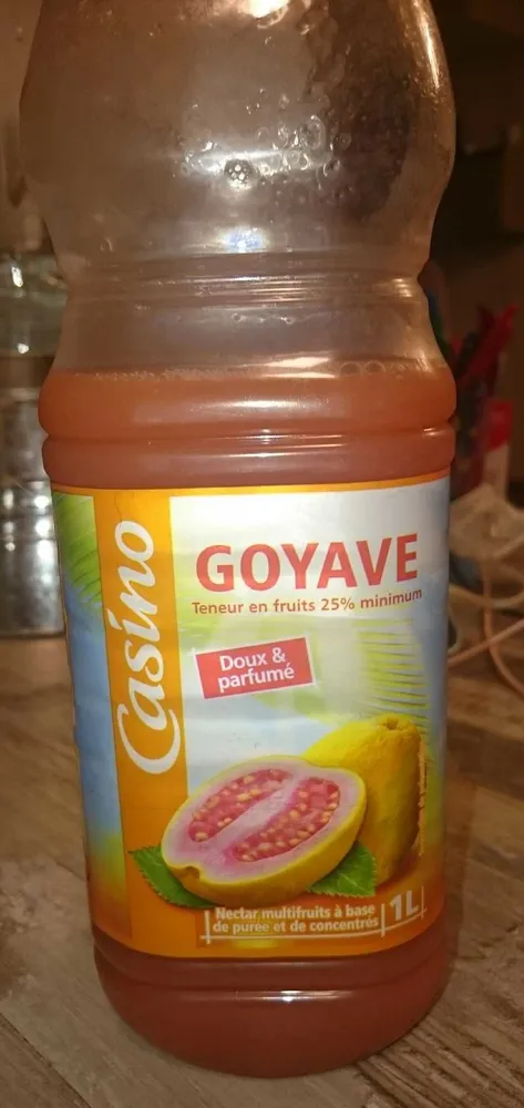 GOYAVE Teneur en fruits 25% minimum