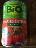 Tomates entières pelées au jus biologiques