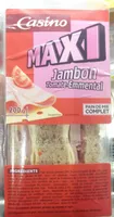 MAXI Jambon Tomate Emmental - pain de mie complet