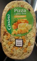 Pizza à pâte fine 3 fromage