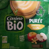 Purée pomme vanille