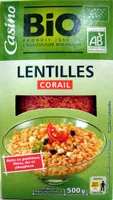 Lentilles corail