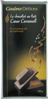 Chocolat Lait fourré caramel à le fleur de sel de Guérande
