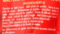 Billes choco aux céréales