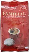 Café moulu Familial x52 dosettes