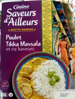 Poulet tikka massala et riz basmati