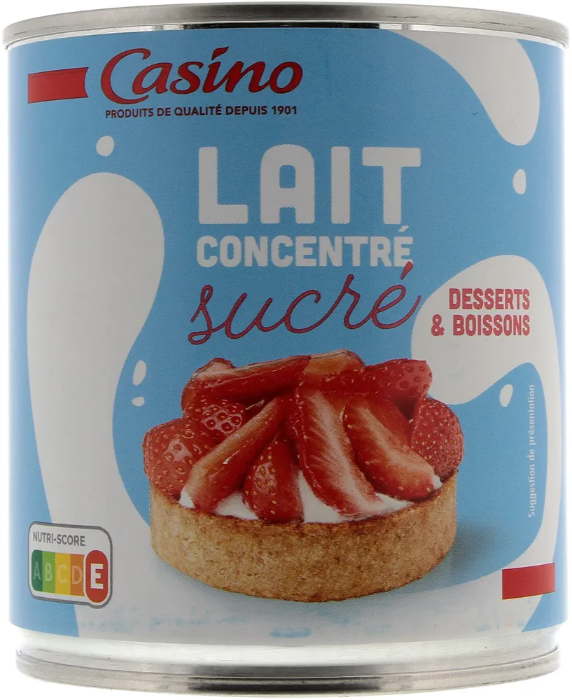 Lait concentré sucré