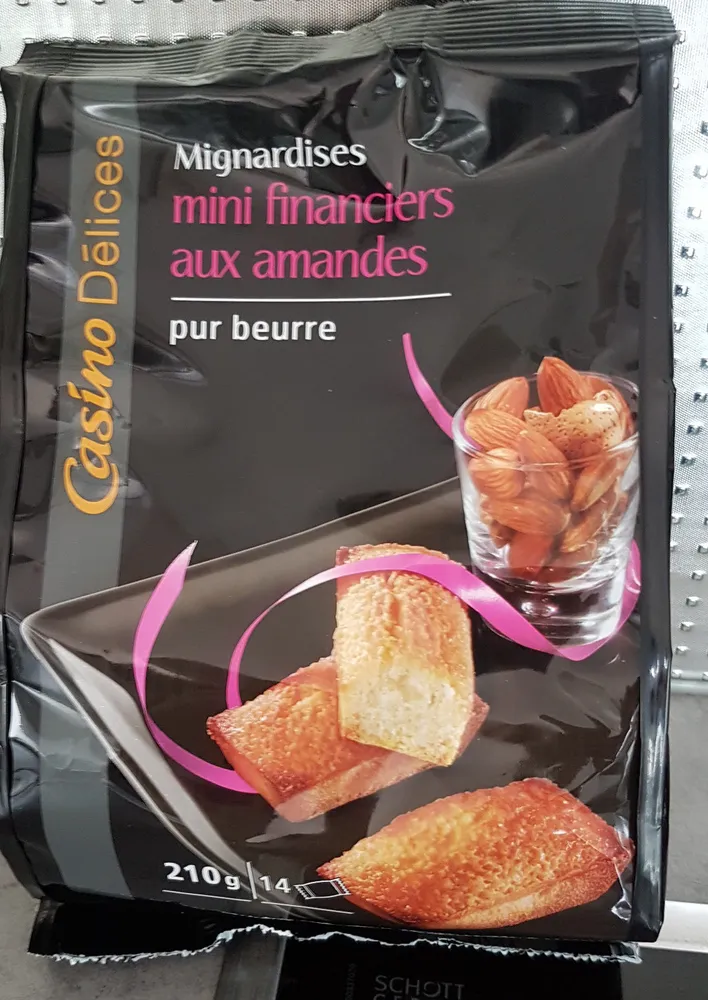 Mini financiers aux amandes