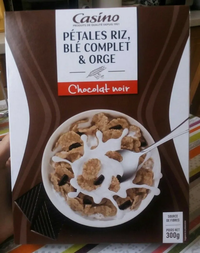 Riz & ble complet copeaux de chocolat - source de phosphore