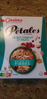 Pétales de blé complet aux fruits secs