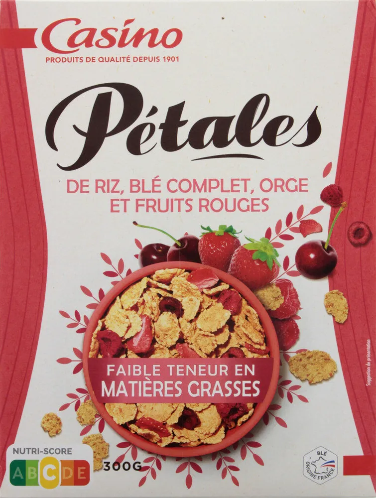 Riz & blé complet - Fruits rouges