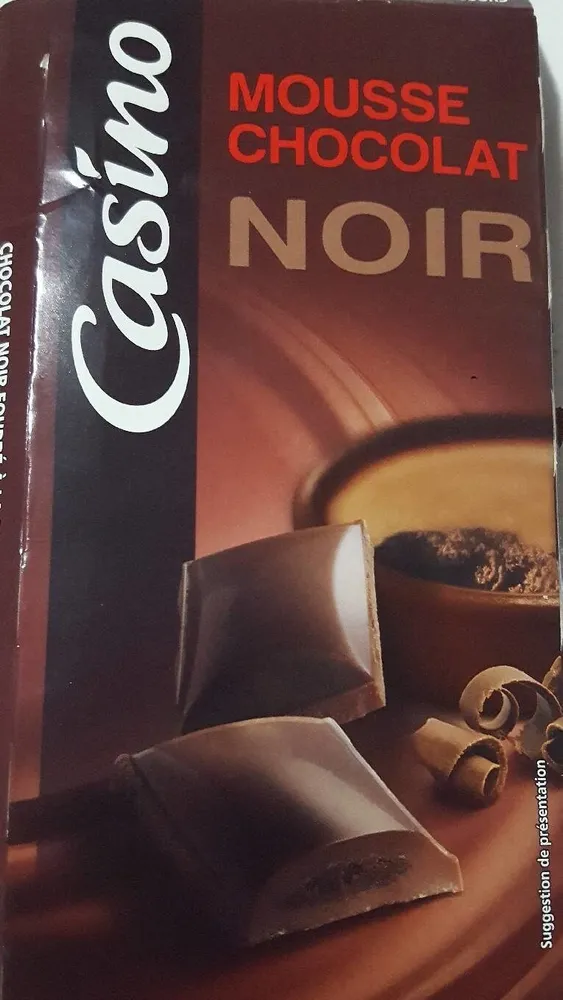 Les desserts du chocolatier- Mousse Chocolat noir