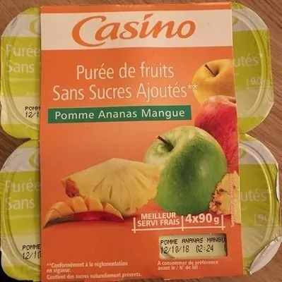 Purée de fruits Pomme Ananas Mangue