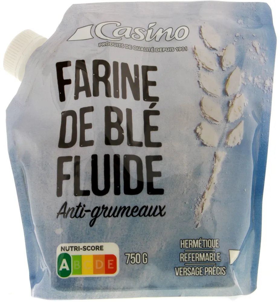 Farine de blé fluide