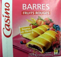 Casino barres fruits rouges