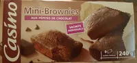 MiniBrownies aux pépites de chocolat