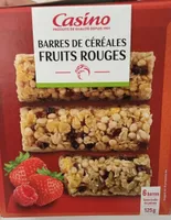 Barres céréales fruits rouges