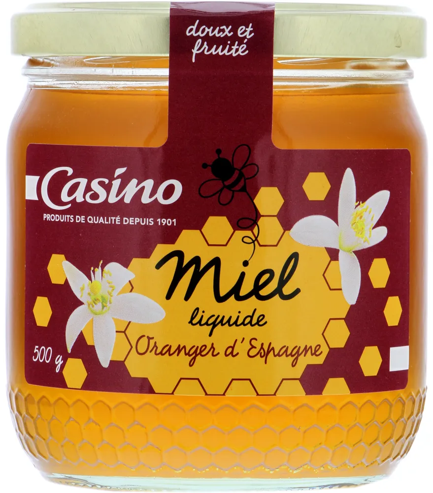 Miel liquide Fleurs d'Oranger d'Espagne Doux & Fruité