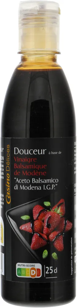 Douceur à base de vinaigre balsamique de Modène