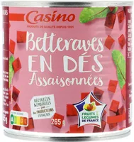 Betteraves en dés assaisonnées