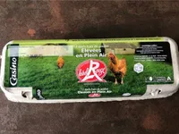 12 Oeufs frais de poules élevées en plein air - Moyen