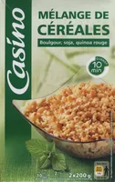 Mélange de céréales blé soja orge avoine.
