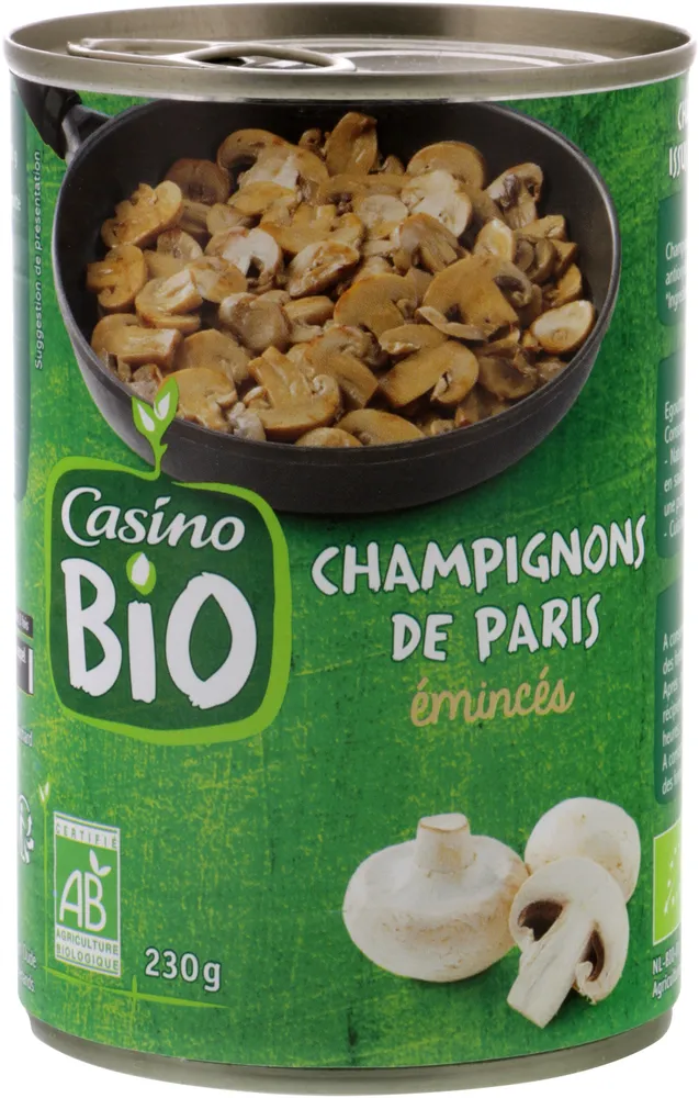Champignons de Paris émincés