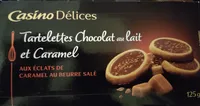 Tartelettes Chocolat au lait et caramel