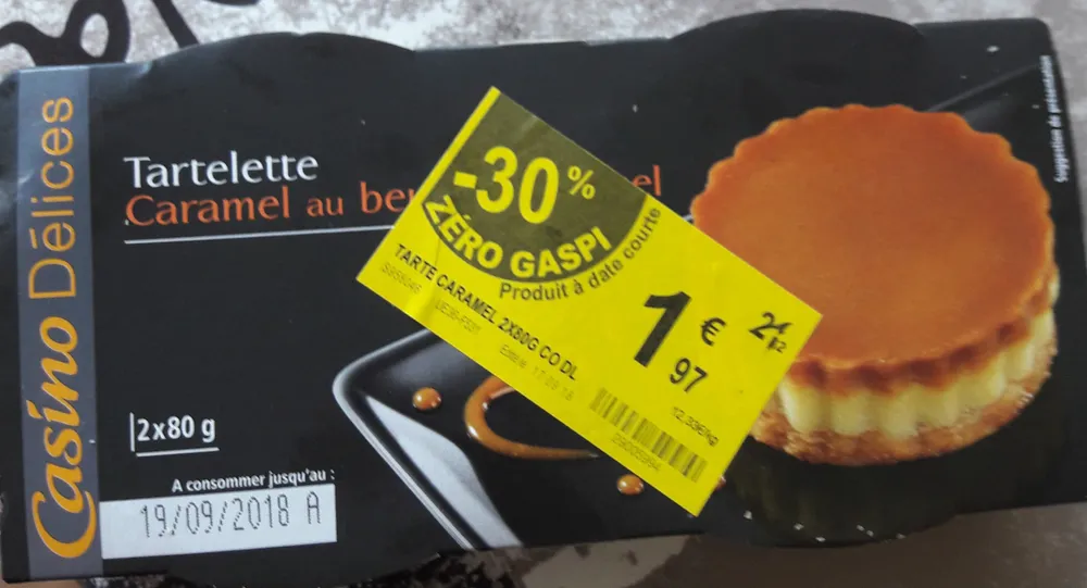 Tartelette Caramel au beurre demi-sel