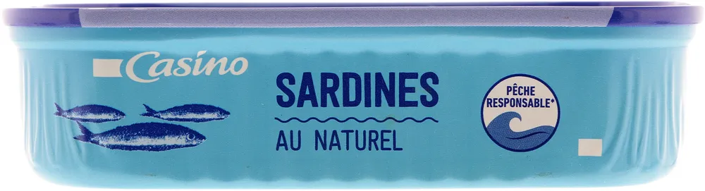 Sardines au naturel
